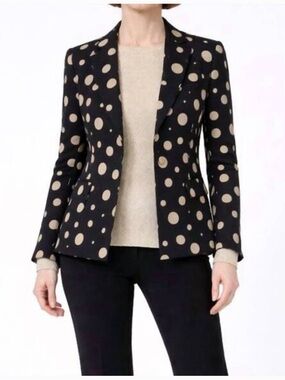 J’Envie Polka Dot Blazer